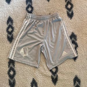 adidas aeroread soccer shorts, fleece.